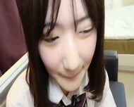 Cute Japanses Student In School Uniform